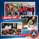 Behiç AK Söyleşi ve İmza Günü