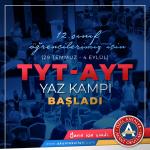 TYT-AYT Yaz Kampı Başladı