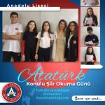 Atatürk Konulu Şiir Okuma Günü