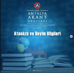 Atasözü ve Deyim Bilgileri 